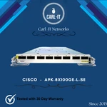 Cisco Asr 9000 Series A9K-8X100GE-L-SE 8PORT Service Edge Line Card Used. Price: $6500.00.