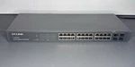 Free Shipping Tp-link TL-SG2424 24-PORT Gigabit Smart Switch Tested & Reset Used. Price: $79.99.