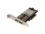 Startech.com 10G Network Card, 2X Open Sfp+ Multimode Lc Fiber Connector, New. Price: $658.74.