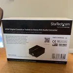 Startech Digital Coaxial Toslink Stereo Rca Audio Converter SPDIF2AA Open. Price: $20.36.