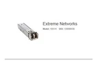 Extreme Original MGBIC-LC04 100BASE-FX Sfp-fx 100MBPS 1310NM 2KM Over Mmf Open. Price: $85.00.