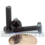 M4 / 4MM Phillips Pan Head Machine Screws, Steel, Black Oxide, Din 7985A Metric New. Price: $19.18.