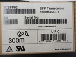 3CSFP92 3COM 1000BASE-SFP Transceiver Brand New!. Price: $35.00.