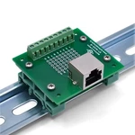 8P8C Ethernet Screw Terminal Breakout Board Rail Mount ST-RJ45-R-DIN New. Price: $15.99.