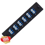 Vfltool 6 Duplex Lc Adapters 12 Port Fiber Patch Panel Upc Sm/mm New. Price: $27.99.