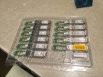 Lot Of Nob Finisar FTLC1157RGPL2 2KM Smu 100G-CWDM4 Transceivers Open. Price: $690.00.