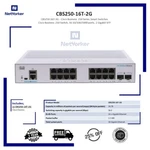 Cisco Refresh CBS250-16T-2G Port Gigabit Ethernet Switch- Same Day Shipping Open. Price: $169.99.