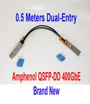 Amphenol Qsfp-dd 400GBE Passive Dac Dual-entry Twinax Cable 0.5M (1.6FT) New. Price: $69.50.