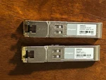 Used Lot Of Two (2) Legrand Cisco Glc-t-leg 1000BASE-T Copper Sfp Mini-gbic. Price: $18.00.