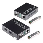 2PCS 1.25G/S Gigabit Single Mode Fiber Ethernet Media Converter With Bidi New. Price: $82.53.