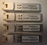 Juniper Networks SFP-1GE-FE-E-T 740-013111-01 Sfp-t *lot Of 4* Used. Price: $30.00.