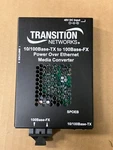 Transition 10/100BASE-TX TO100BASE-FX Power Over Ethernet Media Converter Used. Price: $94.90.