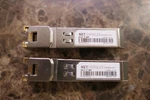 Lot Of 2 Netpatibles Glc-te-np 1000BASE-SFP RJ-45 Copper Transceiver Used. Price: $19.98.