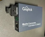 Ethernet Media Converter 1.25G Single-mode Dual Sc Fiber Gigabit Giqitck Open. Price: $19.95.