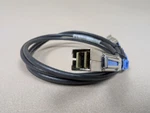 Oracle 10129152-2010LF 36-PIN Mini SAS3 Hd Blue Cable 3' Pn: 7090470 Used. Price: $74.99.