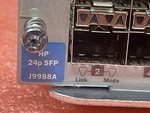 J9988A Hpe Aruba 24-PORT 1GBE Sfp Macsec V3 ZL2 Module Used. Price: $299.90.