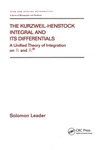 Kurzweil-henstock Integral Its Differential : Unified Theory Of Integra... Brand. Price: $86.51.