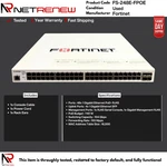 FS-248E-FPOE Fortinet Fortiswitch 48-PORT Gigabit **claimed** Used. Price: $125.00.