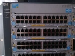 Hp Procurve E5412 Zl 12-9 Gig-t J8702A + 10GBE CX4 J8708A Used. Price: $500.00.