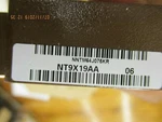 Nortel Networks NT9X19AA DMS-100 Face Plate New. Price: $7.00.