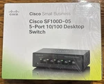 New Sealed Cisco SF110D-05 Port Desktop Switch. Price: $20.00.