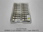 Lot Of 20 Prolabs 1000BASE-TX-SFP 1000BASE-T-SFP-C Copper 100M RJ-45 Transceiver New. Price: $119.99.
