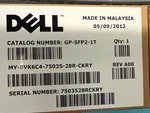 New Genuine Dell GP-SFP2-1T 1000BASE-T Sfp-t CAT5 RJ45 Copper 100M VK6C4. Price: $22.99.