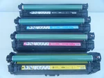 Full Set Of Partial Hp 650A Color Ink Cartridges For Enterprise M750 Printer Used. Price: $119.00.