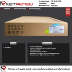 New Fortinet FS-124E-POE 24-PORT Gigabit Switch 24X 1GBE RJ45 + 1GE Sfp. Price: $249.99.