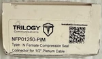 Trilogy NFP01250PIM Female Compression Seal Connector 1/2' Plenum Cable New. Price: $29.99.