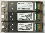 Lot Of (3) Transceivers Osioptics Rohs SFP-10G-LR-OSI 1310NM Used. Price: $85.00.
