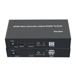 20KM Hdmi Kvm Extender Over Sc Fiber Optical Cable Support Usb Mouse Keyboard New. Price: $77.33.
