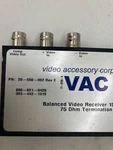 Vac Balanced Video Receiver Used. Price: $14.99.