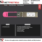 SPTSMP3CLCK10 Intel 3KM Duplex Optical 200G-FR4 1311NM Trasnceiver Used. Price: $32.00.