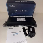 GIGAPLUS10 10GB Ethernet Switch Unmanaged Base-t Ports Open Box. Price: $199.99.