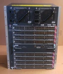 Cisco Catalyst WS-C4510R+E 10X Switch Slot Chassis WS-X45-SUP7-E Modules Used. Price: $1256.49.