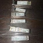 Lot Of 7 Sfp Fiber Transceiver Modules - Finisar, Cisco, Avago, Jdsu, Barcade Used. Price: $39.99.