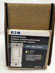 Eaton SI061-W-K-L White Slide Dimmer Switch 600W Box Of 5 New. Price: $30.00.