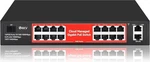 Steamemo 16 Port Gigabit Poe Switch, Smart Managed Ethernet 240 New. Price: $69.95.