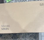 Cisco Meraki MX85-HW Cloud Managed Security Applianc Unclaimed Open Box. Price: $1249.99.