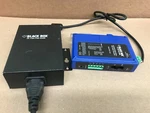 Black Box Industrial Din Rail RS-232/RS-422/RS-485 Fiber Driver MED102 W/charger Used. Price: $199.99.