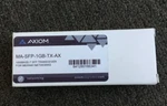 Axiom MA-SFP-1GB-TX-AX 1000BASE- Transceiver For Meraki New. Price: $25.00.