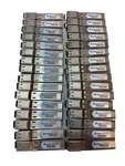 Lot Of 32 Delta LCP-1250RJ3SRI 1000MBPS-100M-RJ45-XX Transceiver Module Used. Price: $70.00.