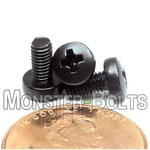 M3 / 3MM Phillips Pan Head Machine Screws, Steel, Black Oxide, Din 7985A Metric New. Price: $7.02.