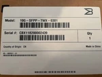 Brocade 10G-SFPP-TWX-0301 Twinaxial Cable 10FT New. Price: $39.00.