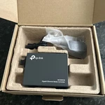 Tp-link MC200CM Gigabit Sfp To RJ45 Fiber Media Converter Black New. Price: $25.00.