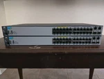 Hp Procurve (J9624A#ABA) Rack-mountable Ethernet Switch Used. Price: $32.50.