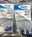2- Icc IC1078GABL CAT6A High Density Module, Blue, Sealed Packs, Free Us Ship Open. Price: $19.99.