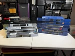 12X Network Switch Lot Netgear Prosafe JGS516 Hp PS1810, 2530, 3500YL Bundle Used. Price: $150.00.