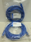 2 Pack Addon 15FT RJ-45 Male To Straight Blue CAT6 Utp Pvc Patch Open. Price: $16.00.